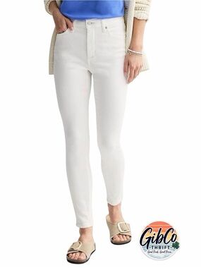 Sonoma - Size 14L - High-Rise Skinny - White Jeans